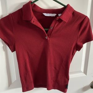 STILL FOR SALE (read des.) Calvin Klein Red Polo